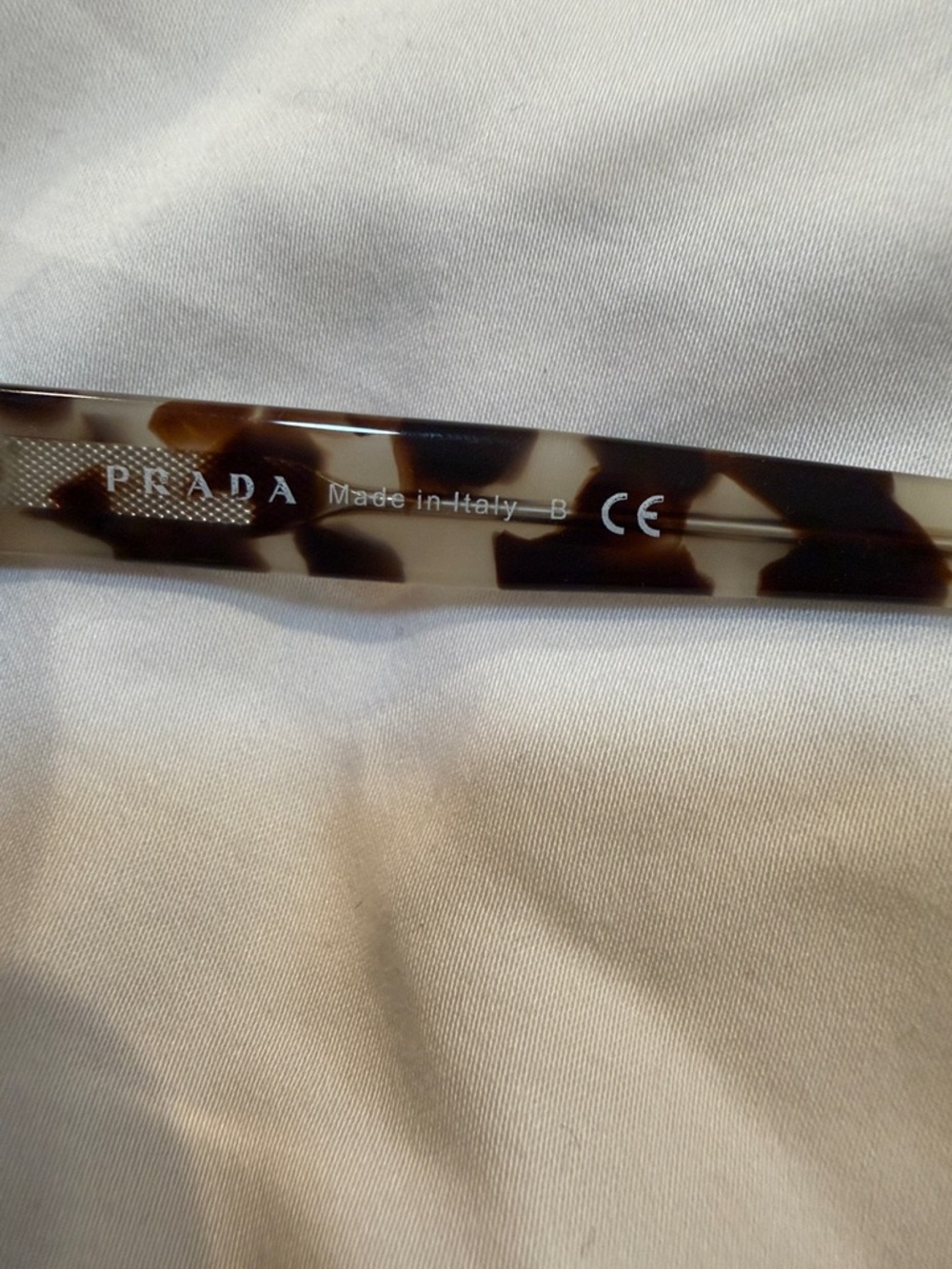 Prada Tortoiseshell Frame Sunglasses with Brown Lenses - Picture 5 of 6